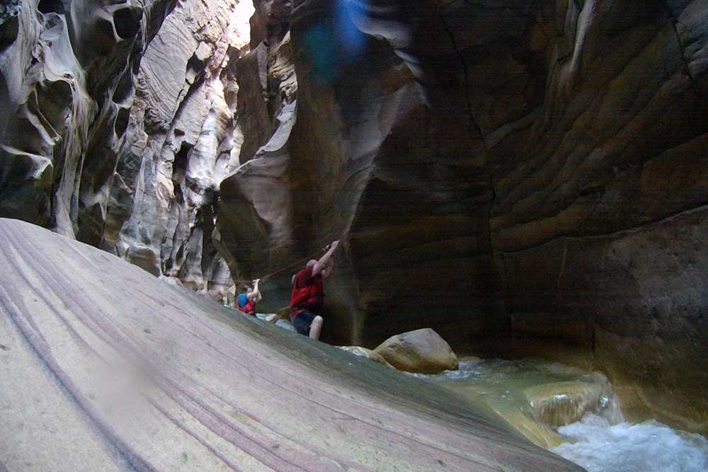 Hiking trail in Jordan