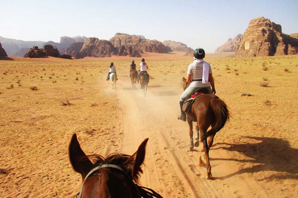 Horseback riding tour in Jordan