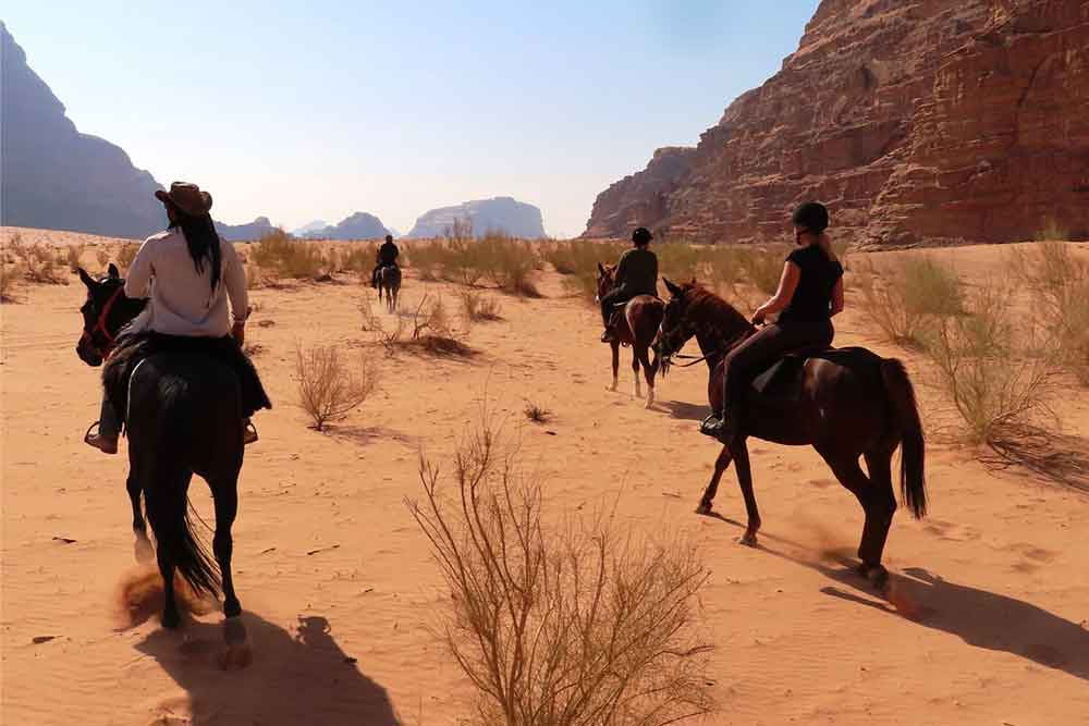 Horseback riding in Jordan