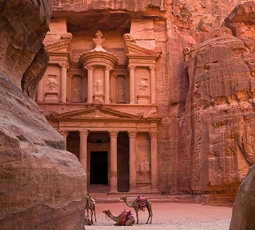 Participants on a classic tour in Jordan